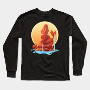 Fountain Statue Long Sleeve T-Shirt